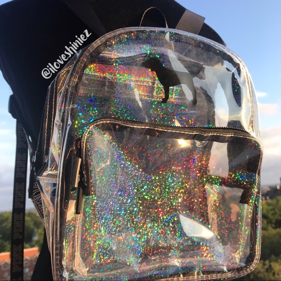 •Victoria's Secret PINK• Clear Mini Backpack - Picture 5 of 7